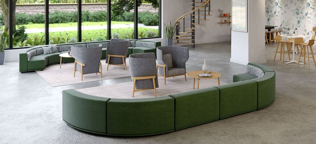 Corporate lounge seating project